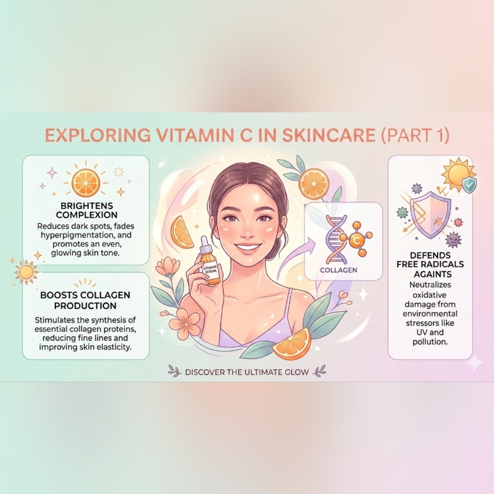 Why Vitamin C ? ✨️ for Radiant Skin🔸️🔸️